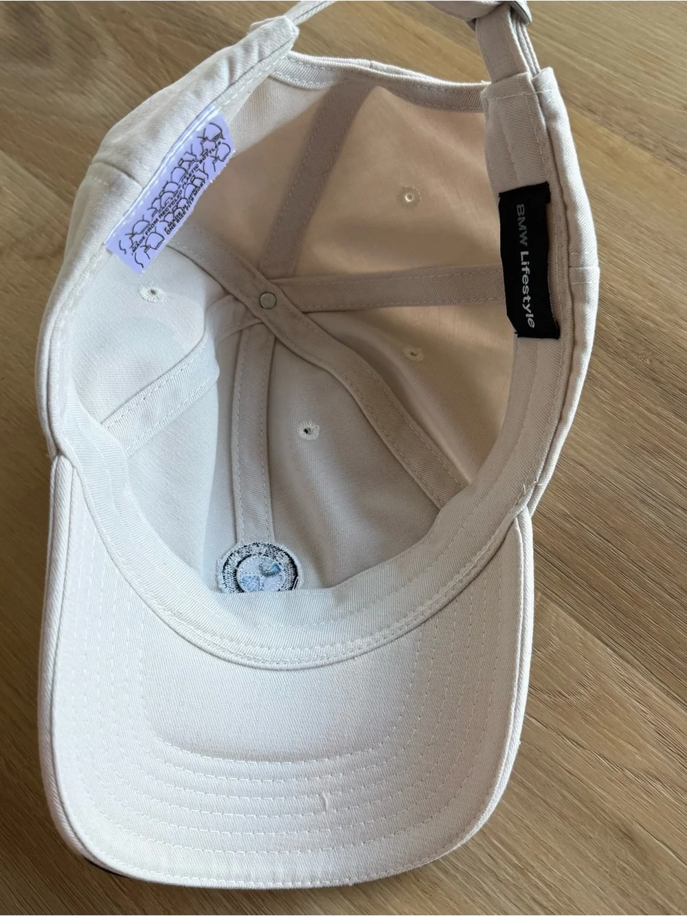 BMW cream baseball